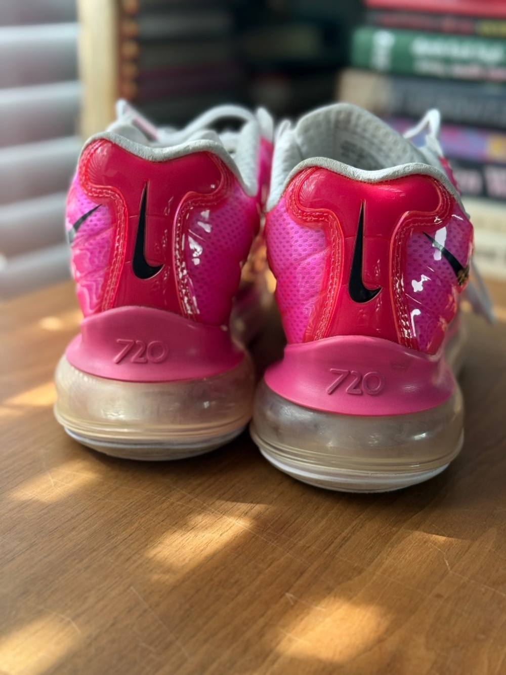 RARE Nike x Heron Preston Collab Air Max 720 Hyper Pink CK9761-997 Men’s 8.5 - Picture 4 of 16